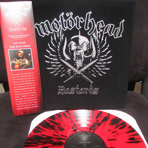 Motorhead - Bastards (Limited Edition Velvet Jacket w/ Spatter Colored Red LP)
