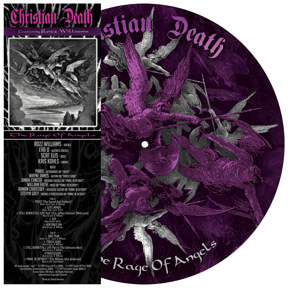 Christian Death - The Rage Of Angels (Picture Disc Vinyl Christian Death - The Rage Of Angels (Picture Disc Vinyl