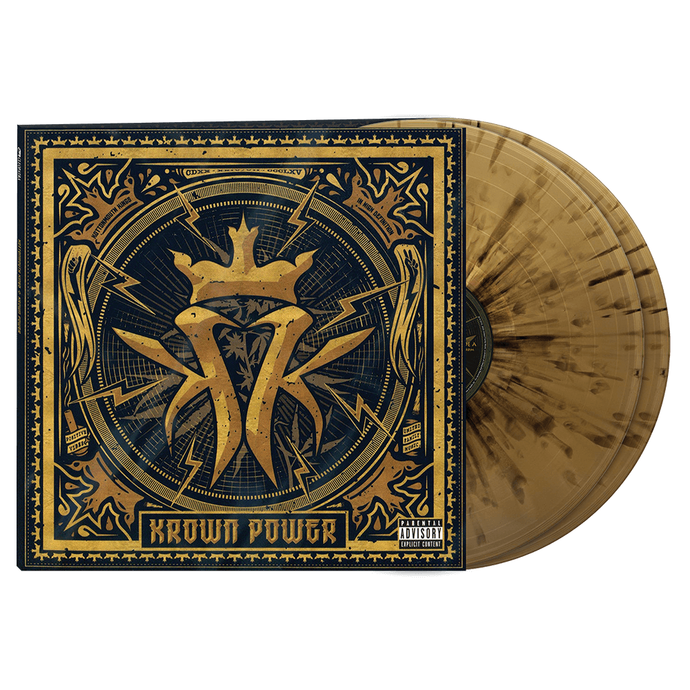 Kottonmouth Kings – Krown Power (Black-Gold Splatter Double Vinyl Kottonmouth Kings – Krown Power (Black-Gold Splatter Double Vinyl