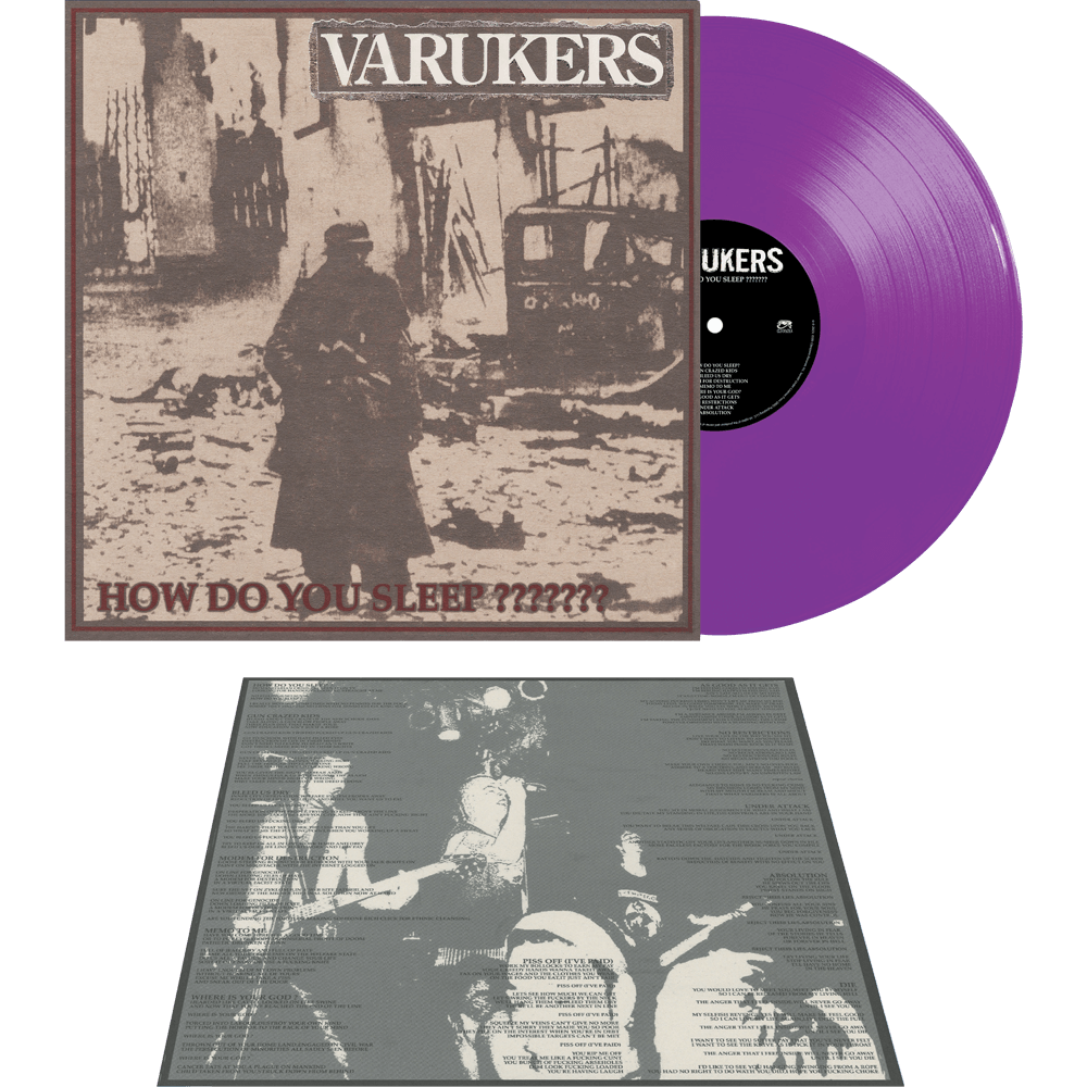 Varukers - How Do You Sleep ??????? (Purple Vinyl) - Cleopatra Records Varukers - How Do You Sleep ??????? (Purple Vinyl) - Cleopatra Records