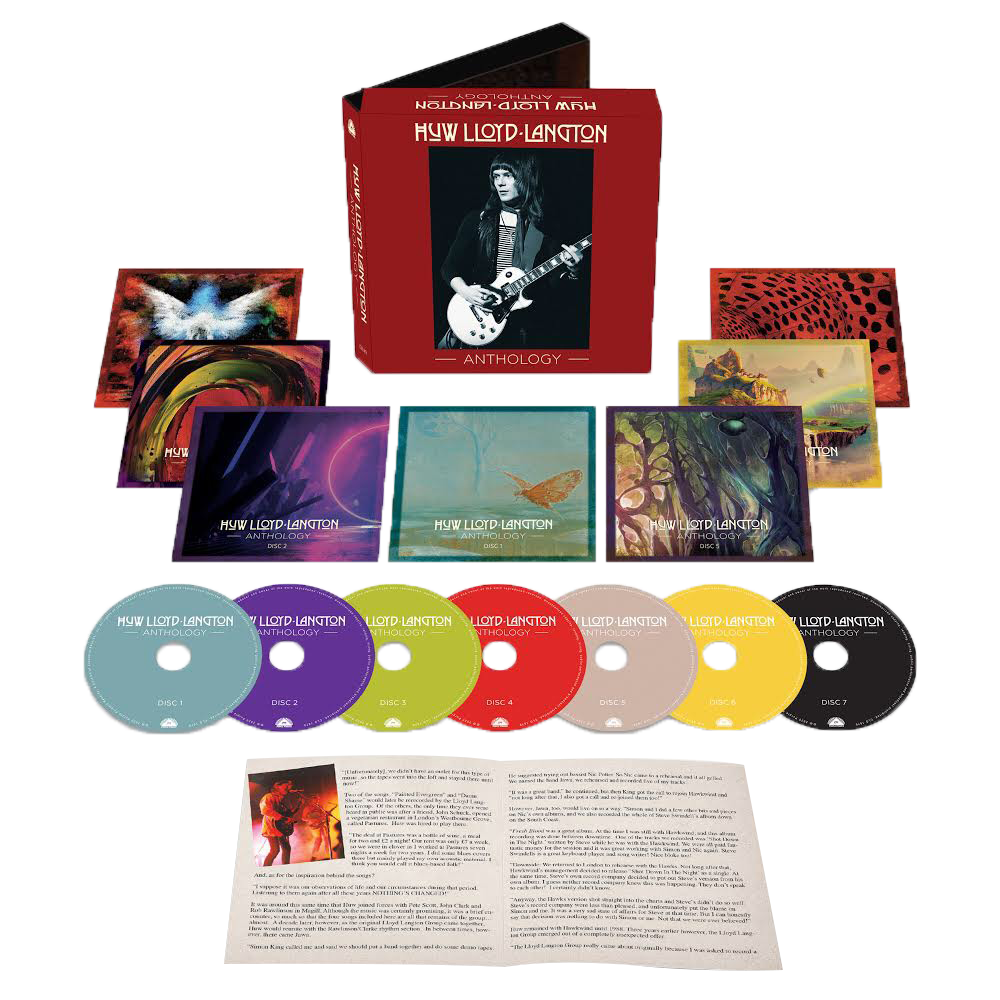 Huw Lloyd Langton - Anthology (7 CD Box Set) - Cleopatra Records Huw Lloyd Langton - Anthology (7 CD Box Set) - Cleopatra Records
