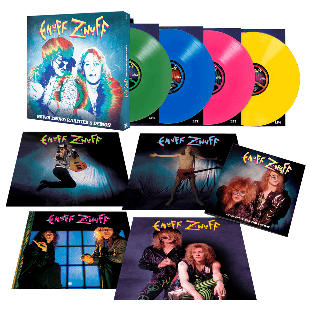 Enuff Z'Nuff - Never Enuff - Rarities & Demos (4 LP Box Enuff Z'Nuff - Never Enuff - Rarities & Demos (4 LP Box