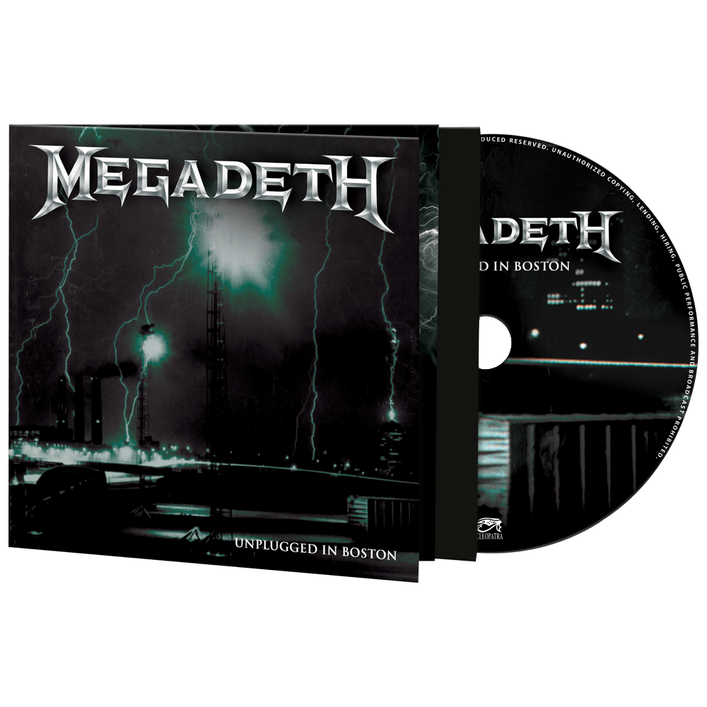 Megadeth - Unplugged in Boston (CD) - Cleopatra Records Megadeth - Unplugged in Boston (CD) - Cleopatra Records