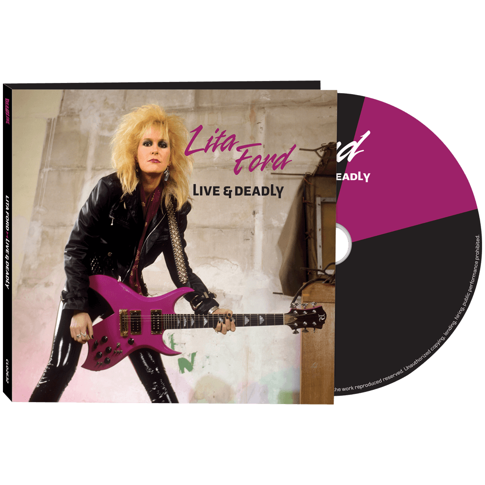 Lita Ford - Live & Deadly (CD) - Cleopatra Records Lita Ford - Live & Deadly (CD) - Cleopatra Records
