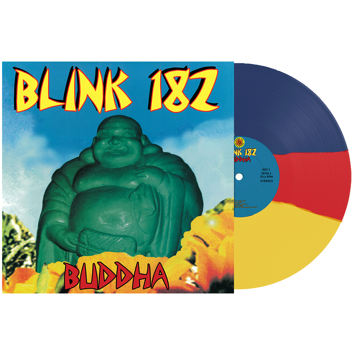 Blink 182 - Buddha (Limited Edition Blue-Red-Yellow Stripe Vinyl Blink 182 - Buddha (Limited Edition Blue-Red-Yellow Stripe Vinyl
