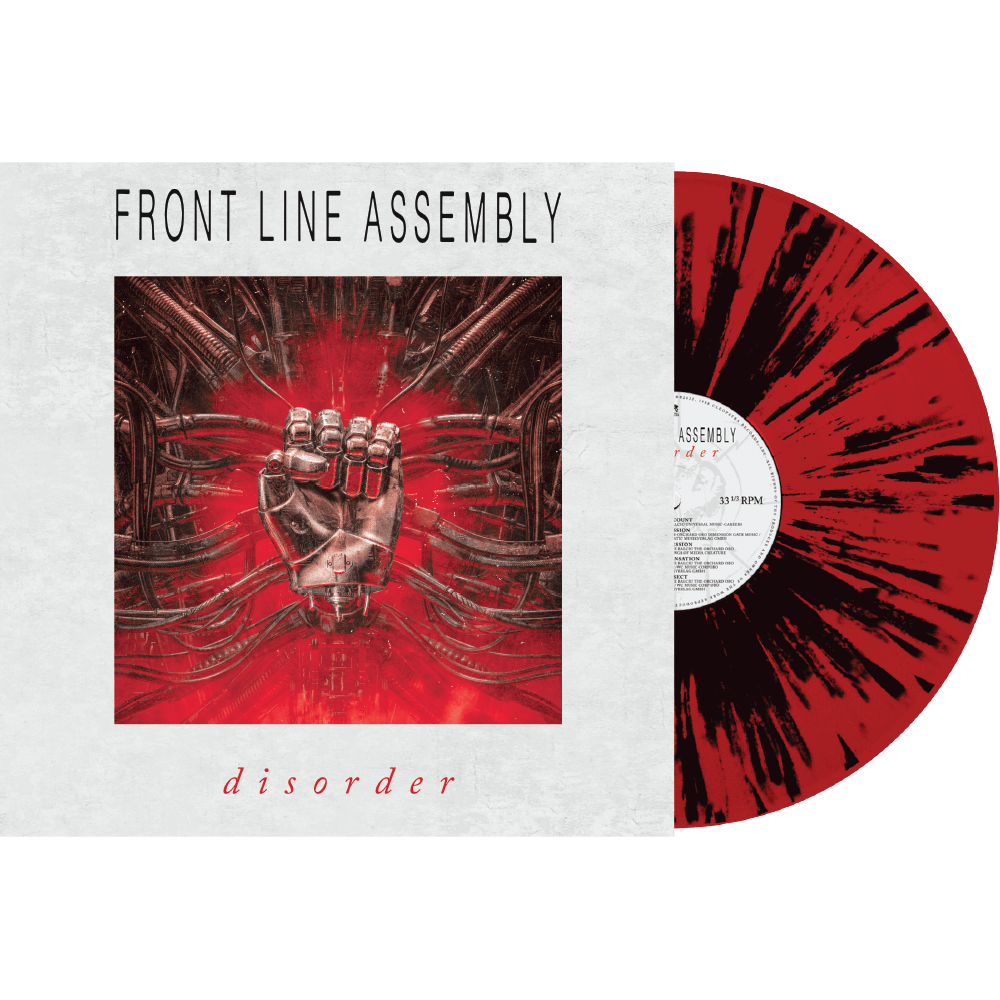 Front Line Assembly - Disorder (Limited Edition Red & Black Splatter Vinyl)