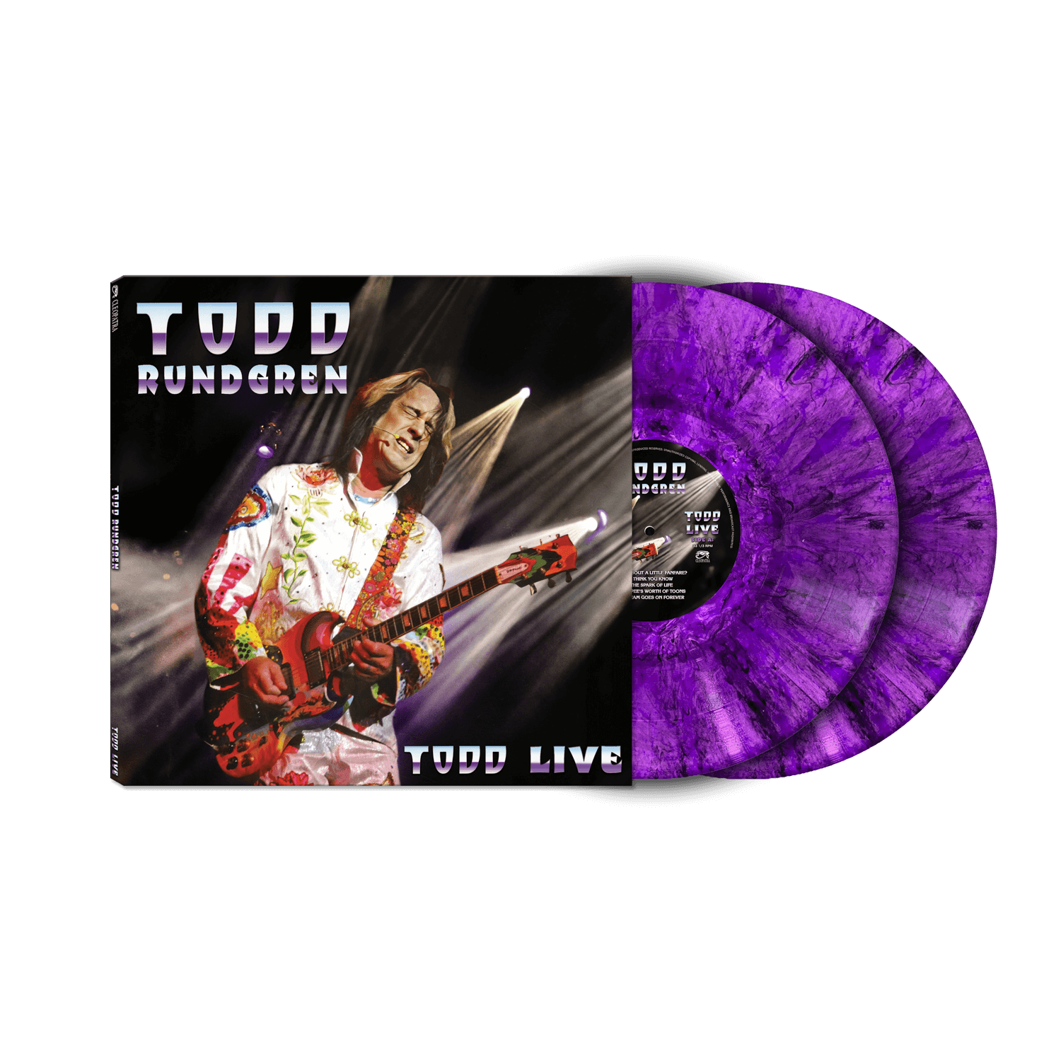 Todd Rundgren - Todd Live (Purple Marble Double Vinyl LP Todd Rundgren - Todd Live (Purple Marble Double Vinyl LP