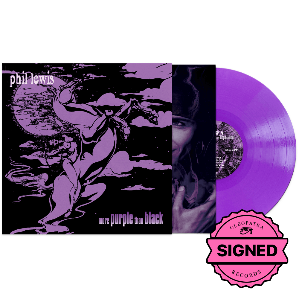 Phil Lewis - More Purple Than Black (Purple Vinyl - Signed by Phil Lewis)