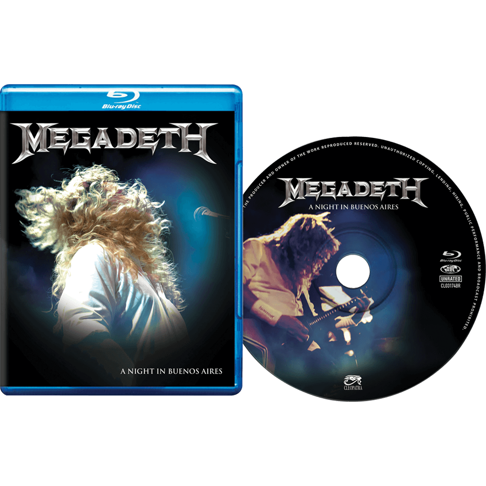 Megadeth - A Night In Buenos Aires (Blu-Ray) - Cleopatra Records Megadeth - A Night In Buenos Aires (Blu-Ray) - Cleopatra Records