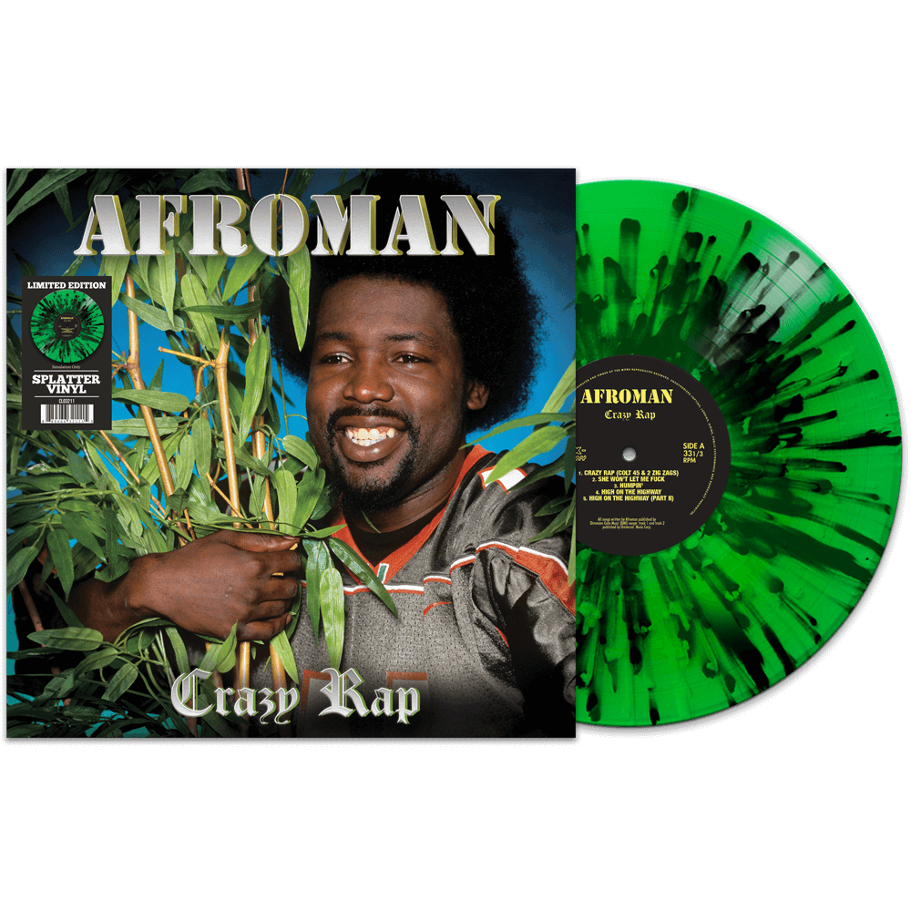 Afroman - Crazy Rap (Black & Green Splatter Vinyl) - Cleopatra Records Afroman - Crazy Rap (Black & Green Splatter Vinyl) - Cleopatra Records
