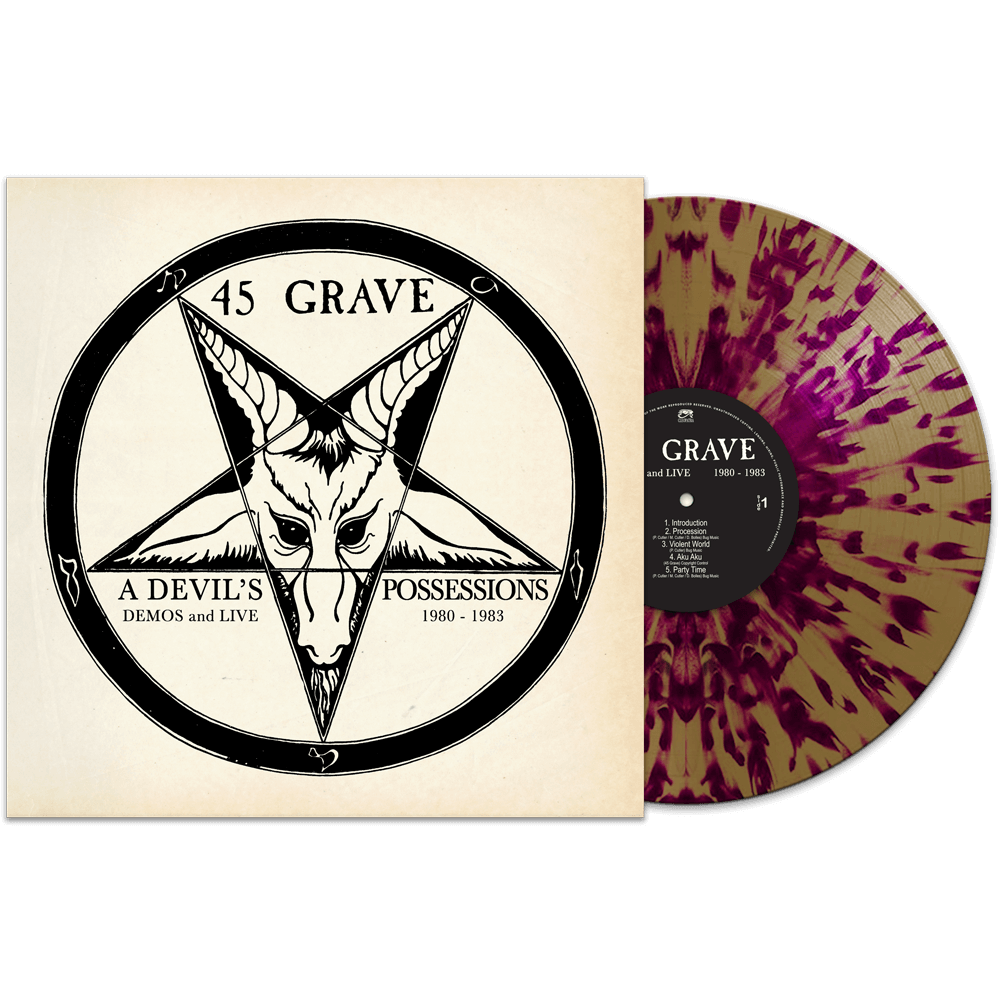 45 Grave - A Devil's Possessions - Demos & Live 1980 - 1983 (Gold/Purple Splatter Vinyl)