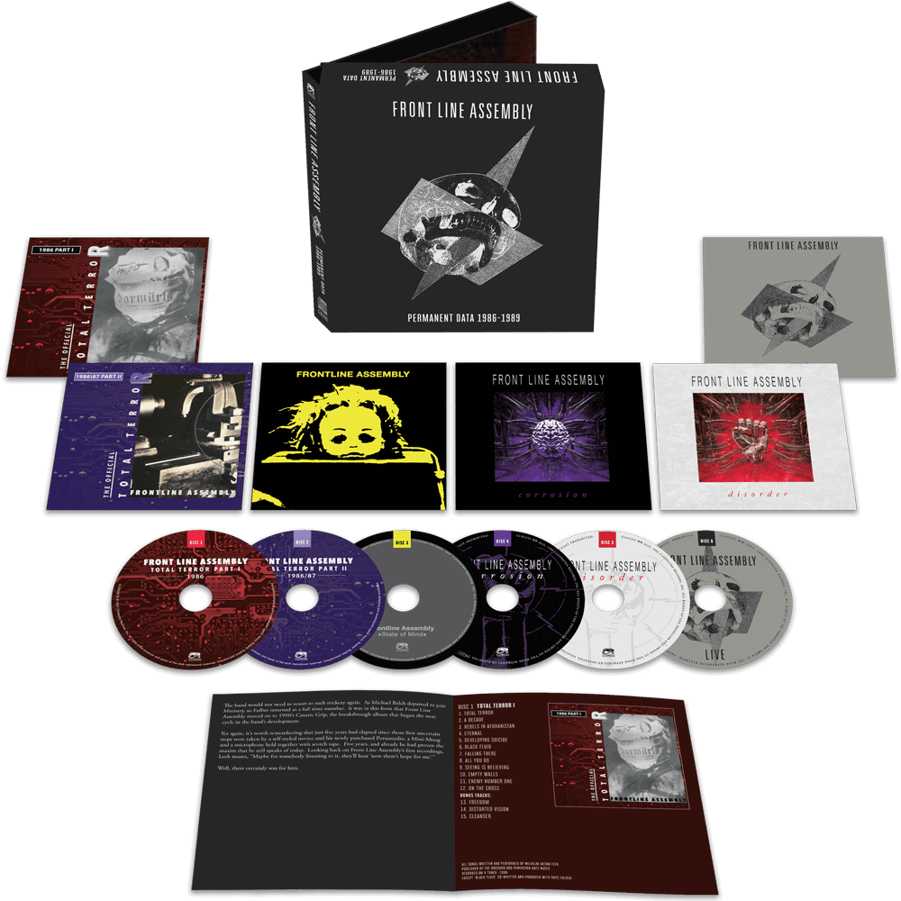 Front Line Assembly - Permanent Data 1986-1989 (6 CD Box Set Front Line Assembly - Permanent Data 1986-1989 (6 CD Box Set