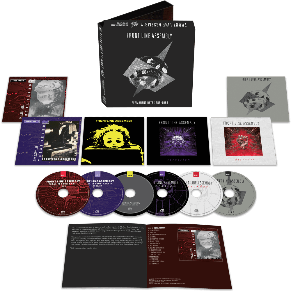 Front Line Assembly - Permanent Data 1989-1989 (6 CD Box Set)
