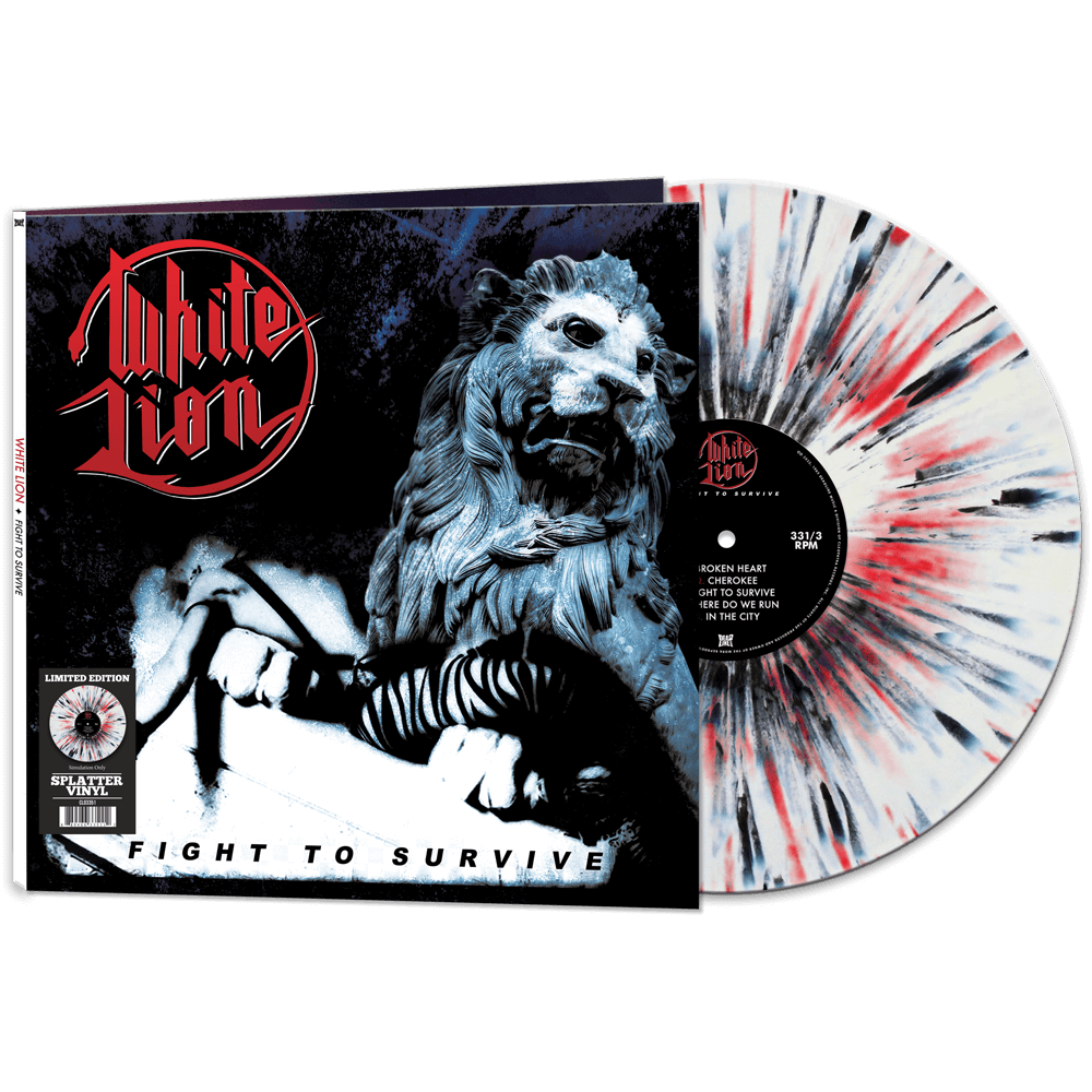 White Lion - Fight To Survive (Limited Edition White-Black-Red White Lion - Fight To Survive (Limited Edition White-Black-Red