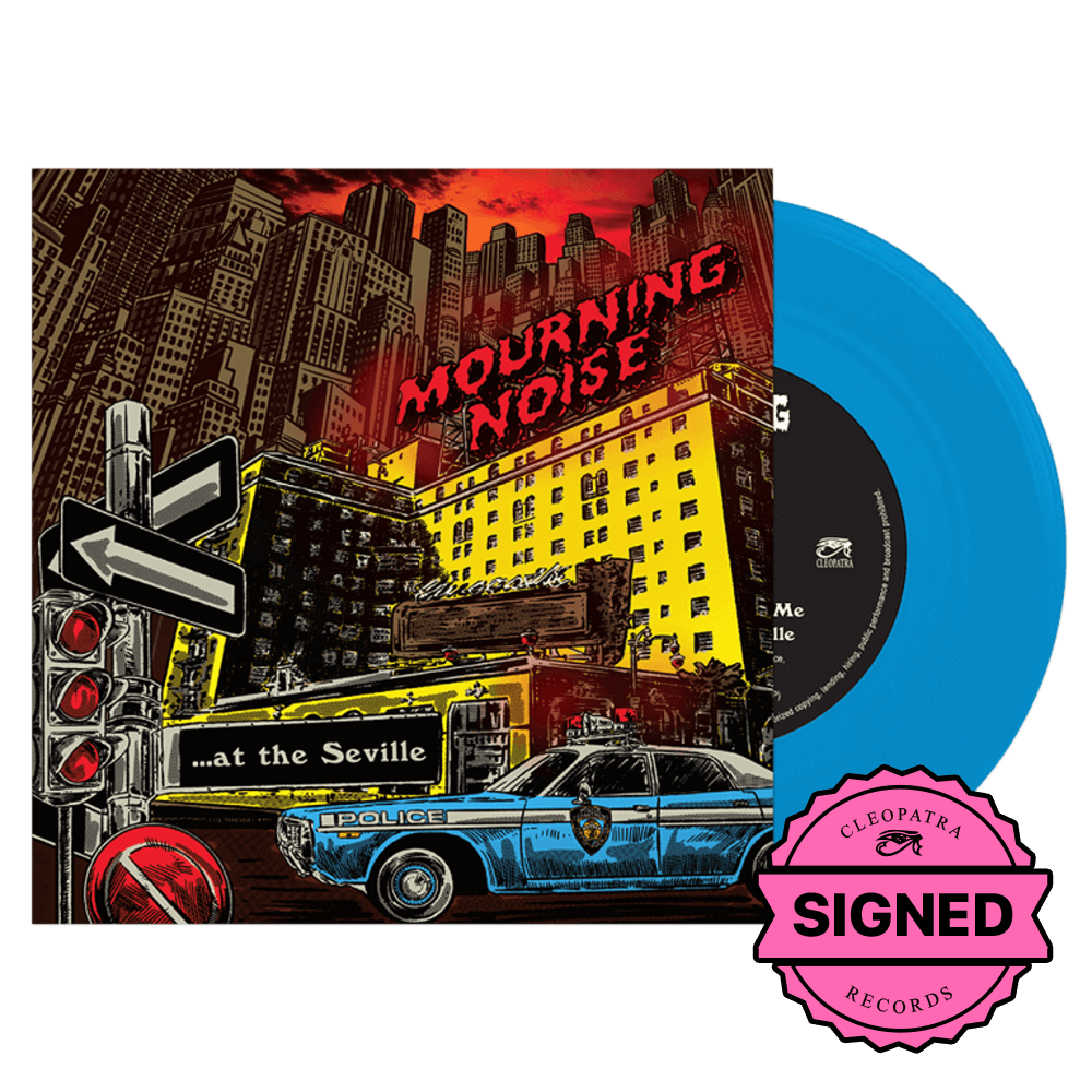 Mourning Noise - At The Seville (7" Blue Vinyl - Signed by Steve Zing)