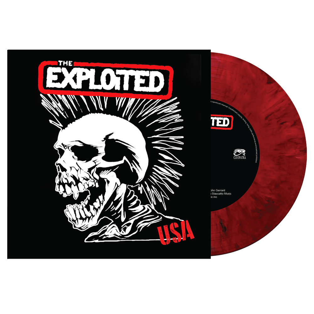 The Exploited - USA (Limited Edition Red Marble 7" Vinyl)