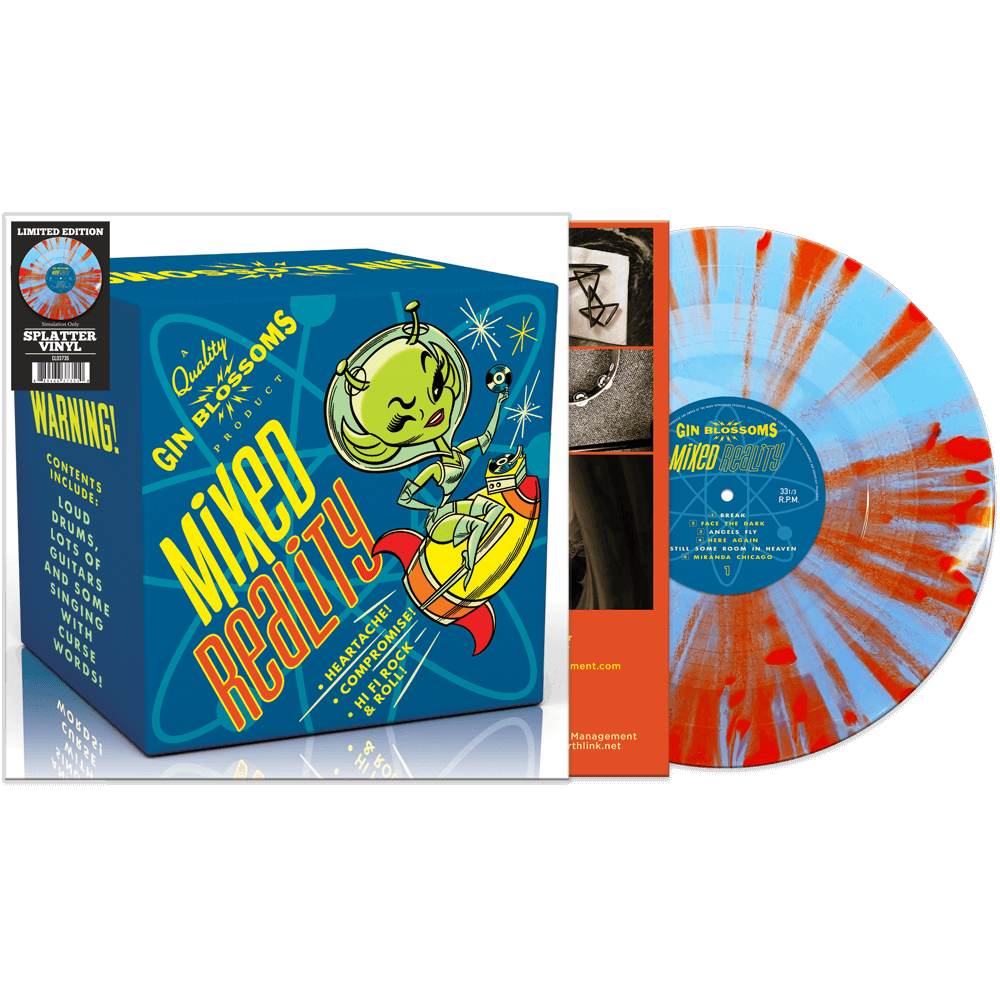 Gin Blossoms - Mixed Reality (Blue-Orange Splatter Vinyl Gin Blossoms - Mixed Reality (Blue-Orange Splatter Vinyl