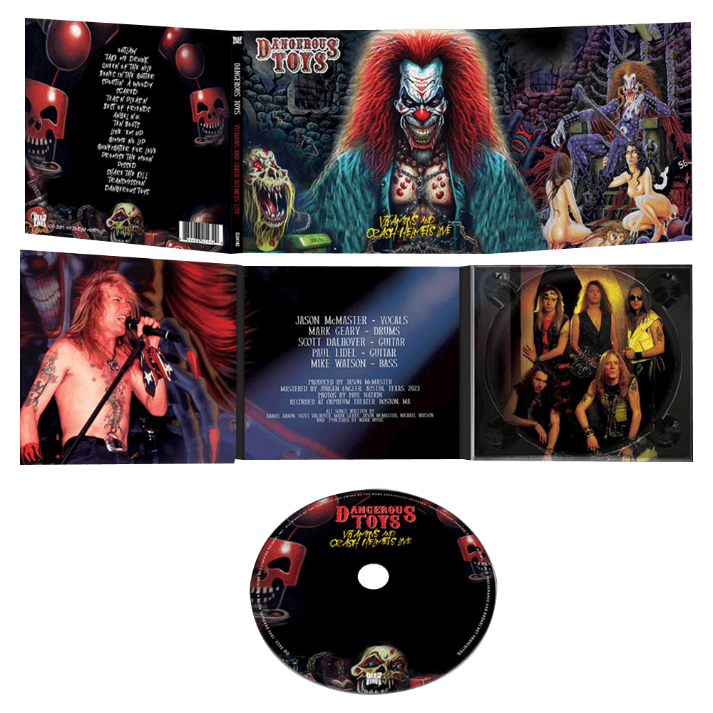 Dangerous Toys - Vitamins & Crash Helmets Live (CD) - Cleopatra Dangerous Toys - Vitamins & Crash Helmets Live (CD) - Cleopatra