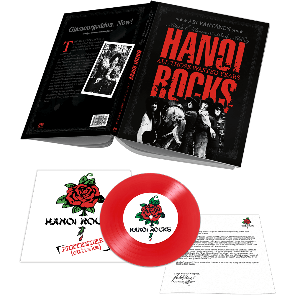 Hanoi Rocks - All Those Wasted Years (2nd Edition Hardcover Book + Hanoi Rocks - All Those Wasted Years (2nd Edition Hardcover Book +