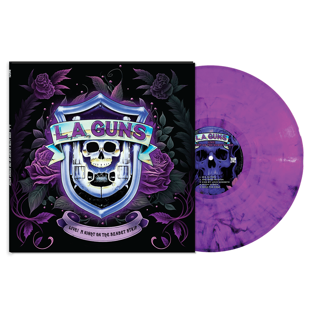 L.A. Guns - Live! A Night On The Sunset Strip (Purple Marble Vinyl L.A. Guns - Live! A Night On The Sunset Strip (Purple Marble Vinyl