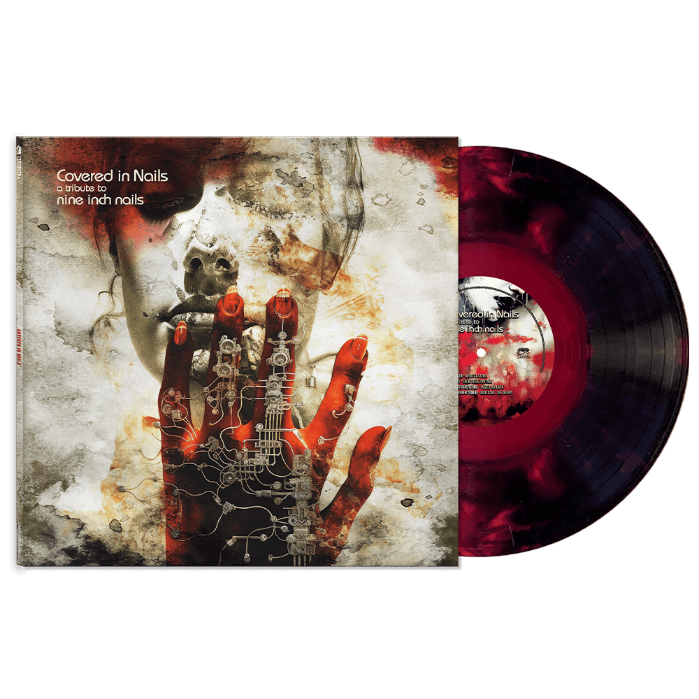 Covered In Nails - A Tribute To Nine Inch Nails (Red Marble Vinyl Covered In Nails - A Tribute To Nine Inch Nails (Red Marble Vinyl
