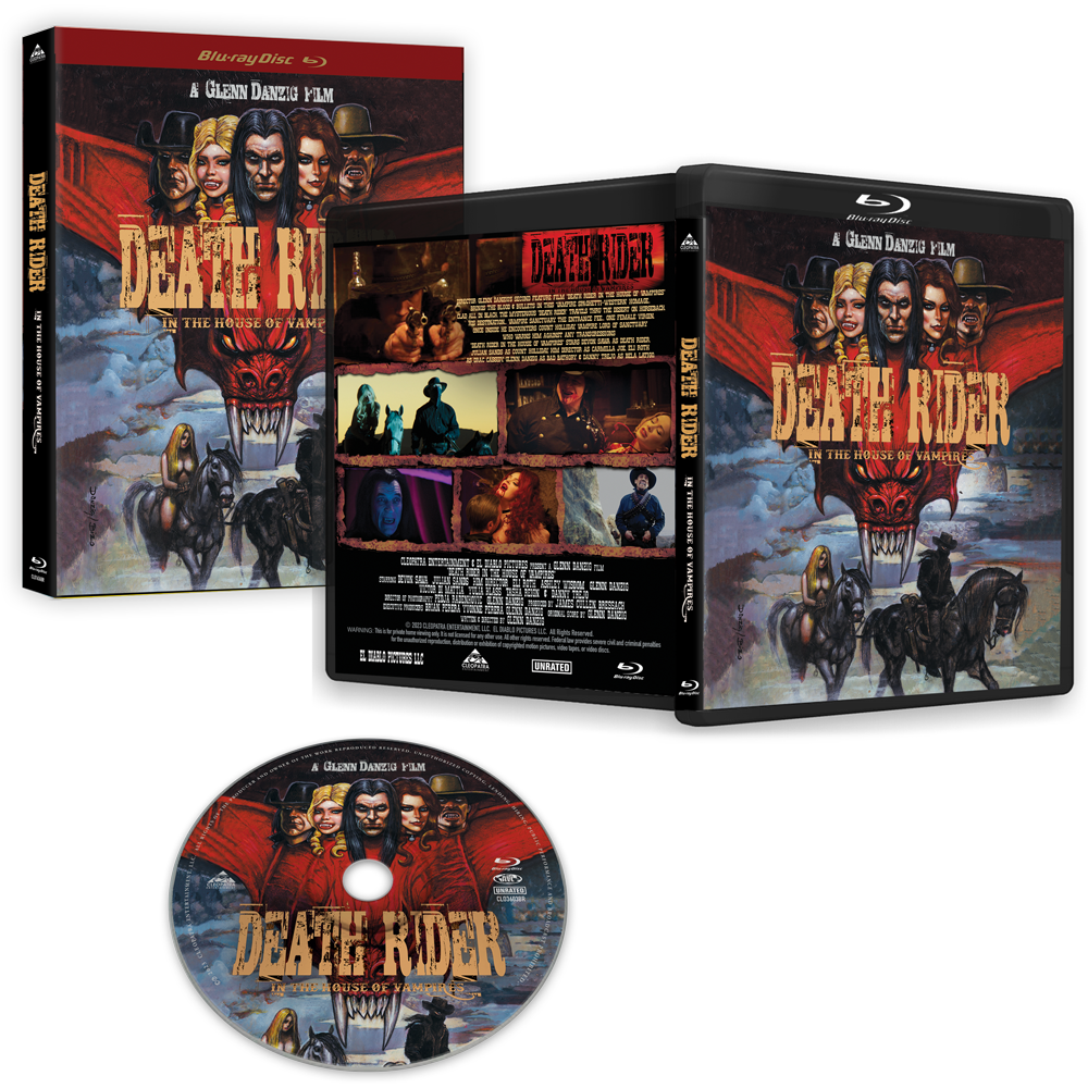 Death Rider in the House of Vampires (Classic Poster) (Blu-Ray)