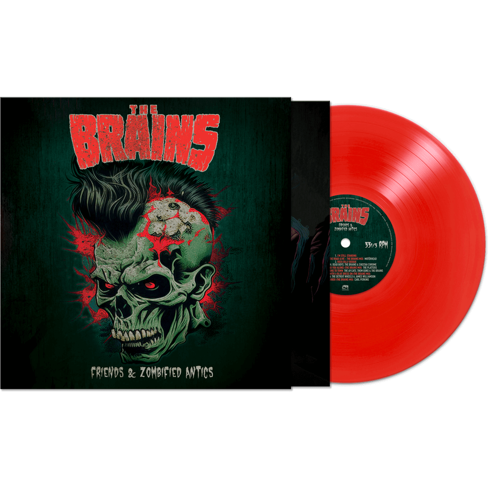 The Brains - Friends & Zombified Antics (Red Vinyl) - Cleopatra