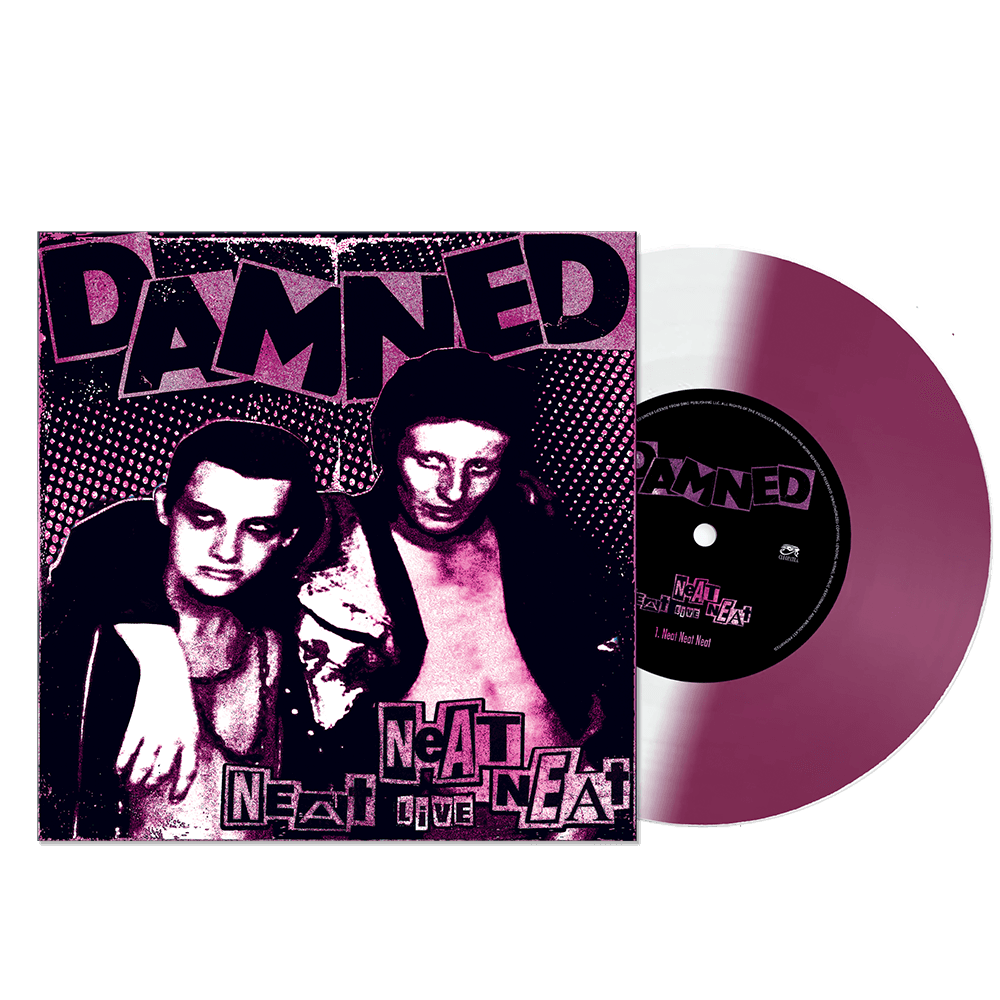 The Damned - Neat Neat Neat (Purple/White Split Color 7" Vinyl)