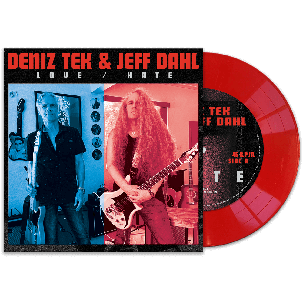 Deniz Tek & Jeff Dahl - Love / Hate (Red 7" Vinyl)