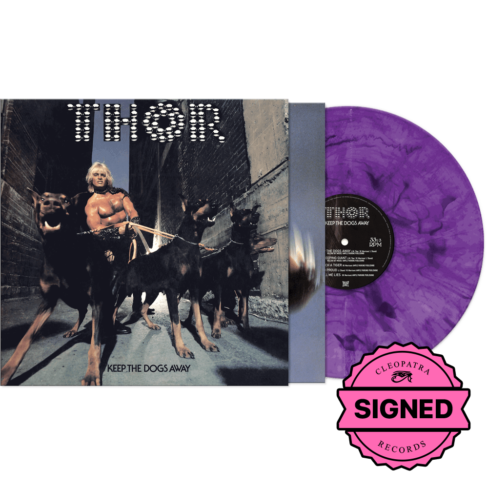 Thor - Keep The Dogs Away (Purple/Black Haze Vinyl + Poster - Signed by Thor)