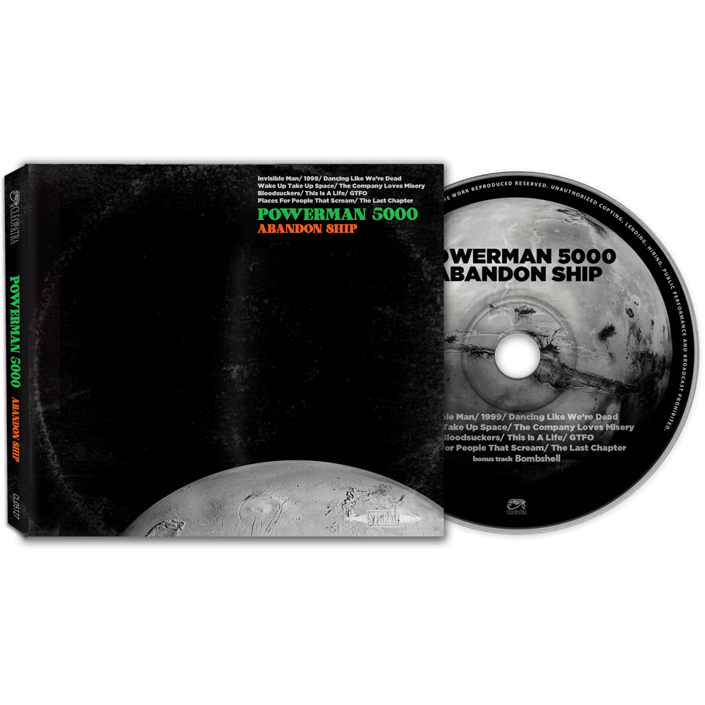 Powerman 5000 - Abandon Ship (CD) - Cleopatra Records Powerman 5000 - Abandon Ship (CD) - Cleopatra Records