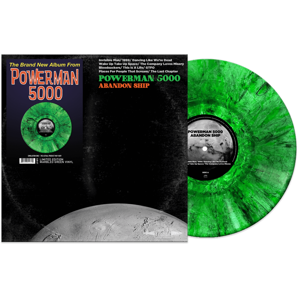 Powerman 5000 - Abandon Ship (Green Marble Vinyl)