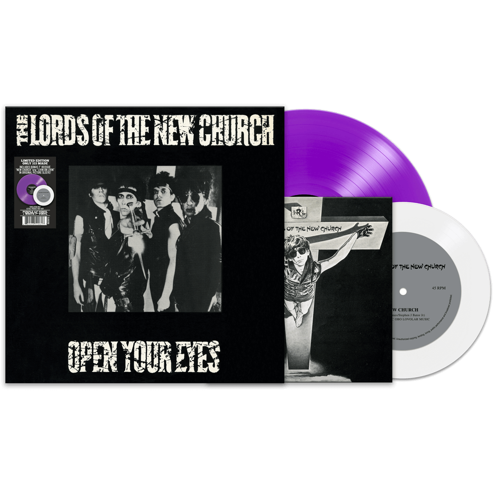 The Lords Of The New Church - Open Your Eyes (Purple LP + White 7 The Lords Of The New Church - Open Your Eyes (Purple LP + White 7