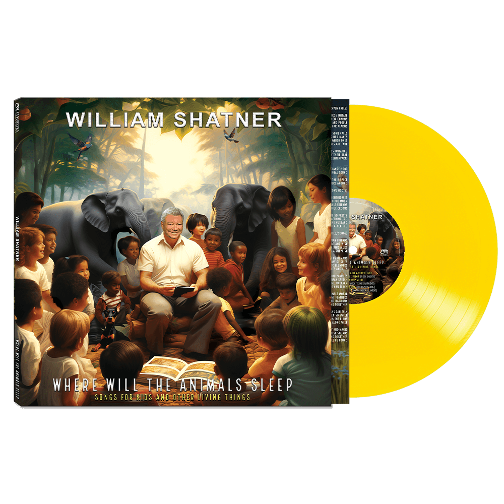 William Shatner - Where Will The Animals Sleep? Songs For Kids And Other Living Things (Yellow Vinyl)