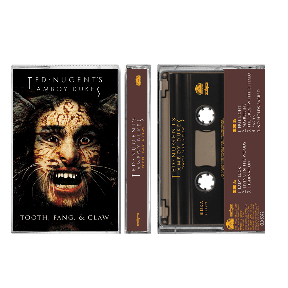 Ted Nugent & The Amboy Dukes - Tooth, Fang & Claw  (Cassette)