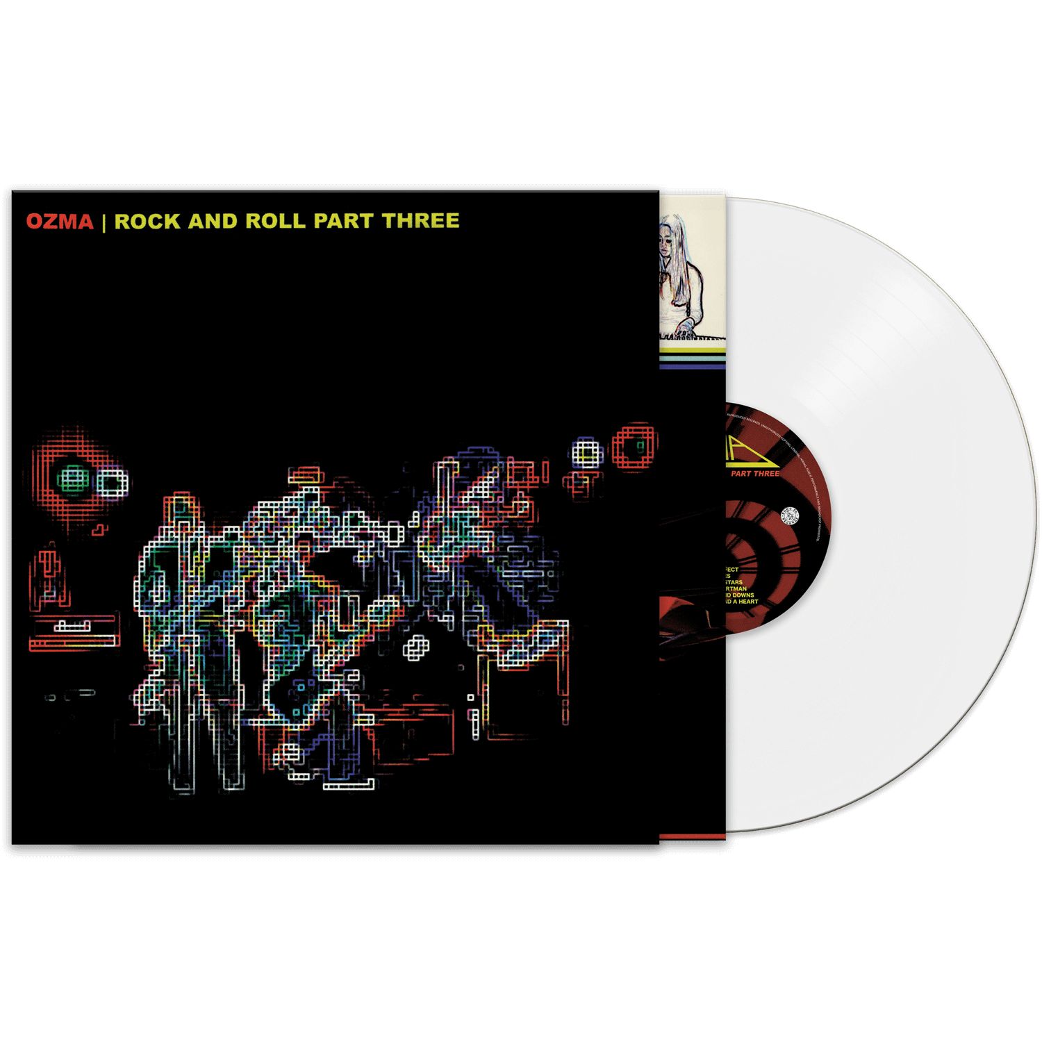 Ozma - Rock And Roll Part Three (White Vinyl) last copy this color Ozma - Rock And Roll Part Three (White Vinyl) last copy this color
