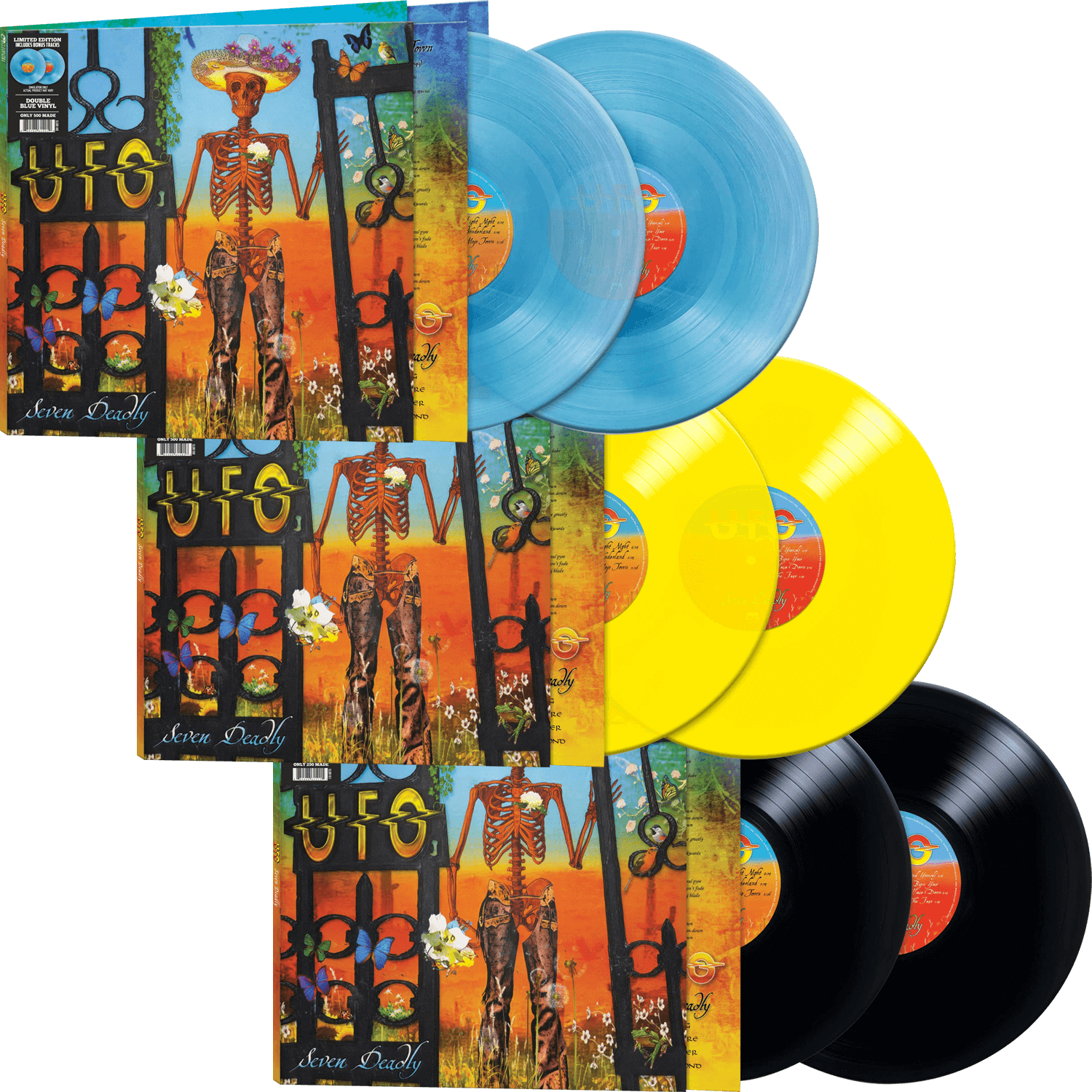 UFO - Seven Deadly (Colored Double Vinyl) - Cleopatra Records UFO - Seven Deadly (Colored Double Vinyl) - Cleopatra Records
