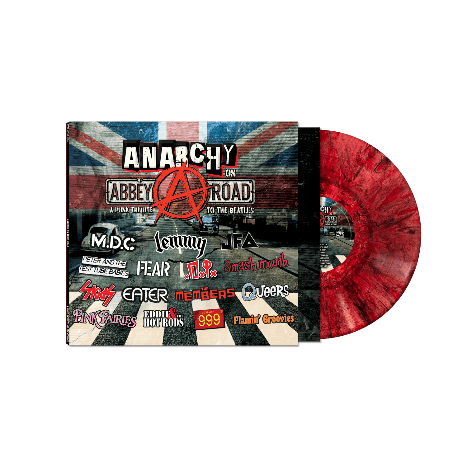 Anarchy On Abbey Road - A Punk Tribute to The Beatles (Red Marble Anarchy On Abbey Road - A Punk Tribute to The Beatles (Red Marble