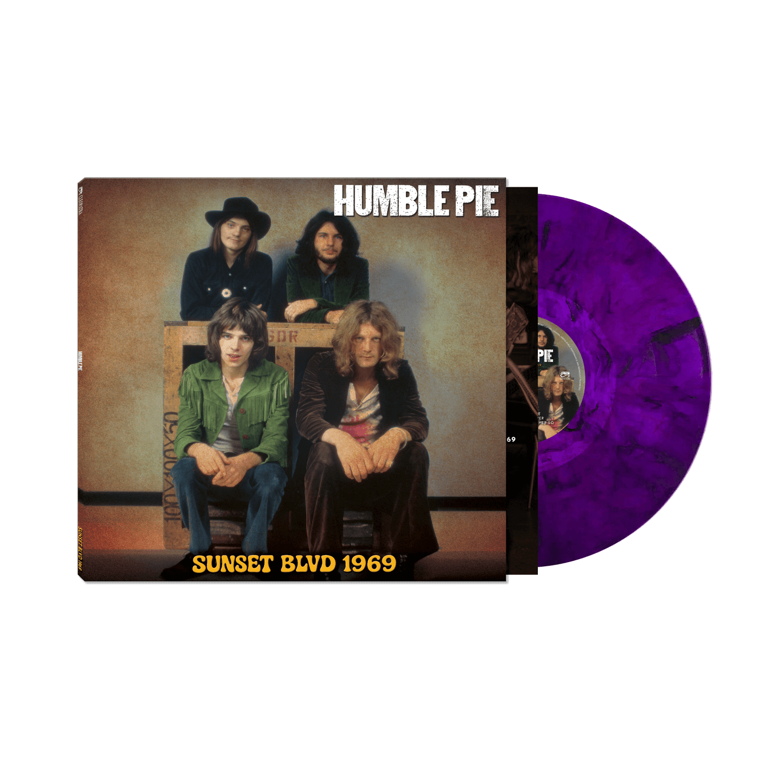Humble Pie - Sunset Blvd 1969 (Purple Marble Vinyl LP) - Cleopatra Humble Pie - Sunset Blvd 1969 (Purple Marble Vinyl LP) - Cleopatra