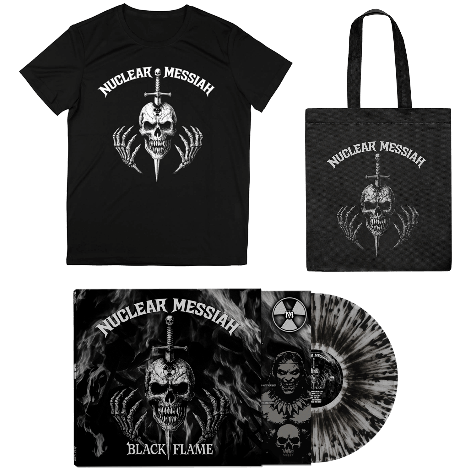 Nuclear Messiah (Vinyl LP + Shirt + Tote Bag Bundle) - Cleopatra