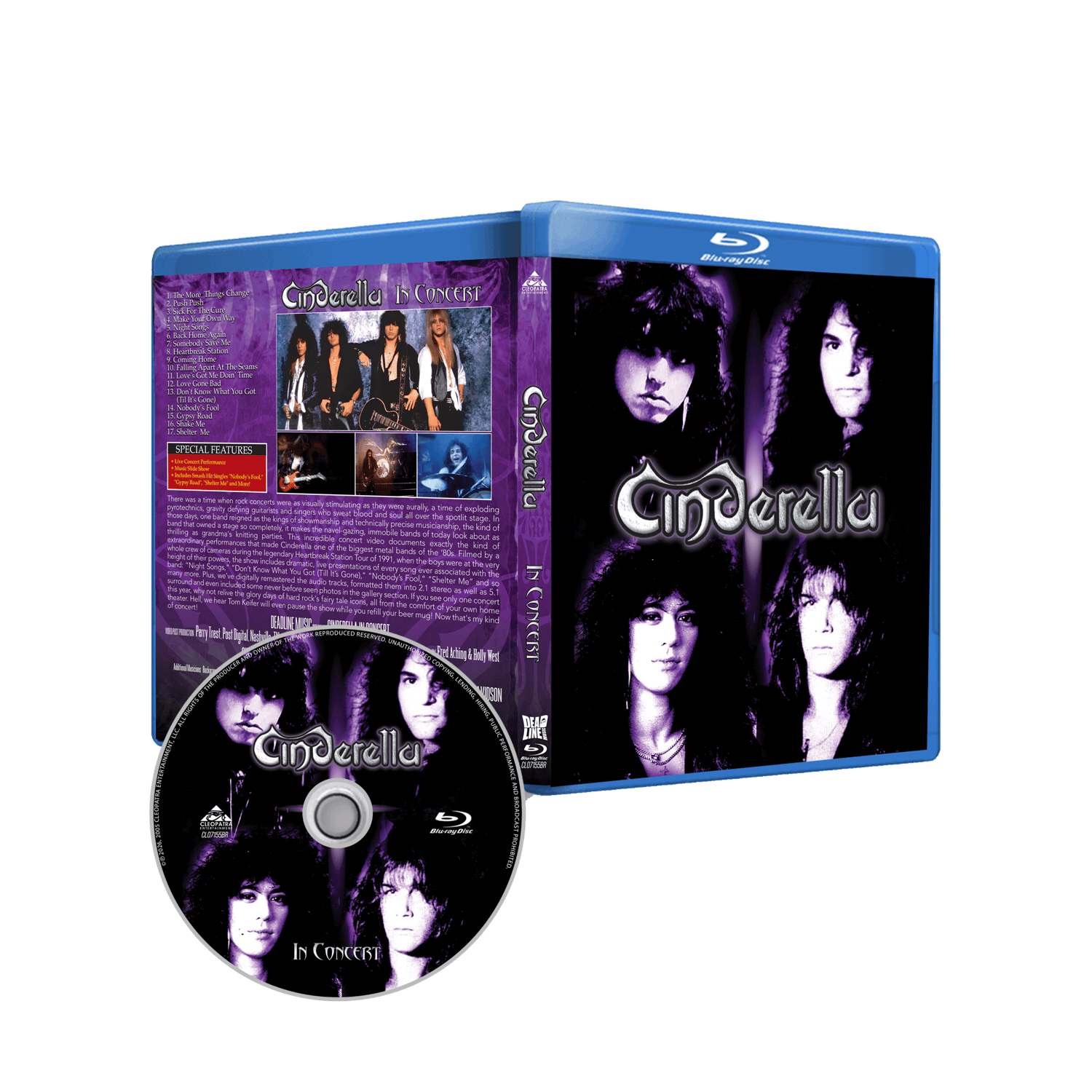 Cinderella - In Concert (Blu-Ray) - Cleopatra Records Cinderella - In Concert (Blu-Ray) - Cleopatra Records