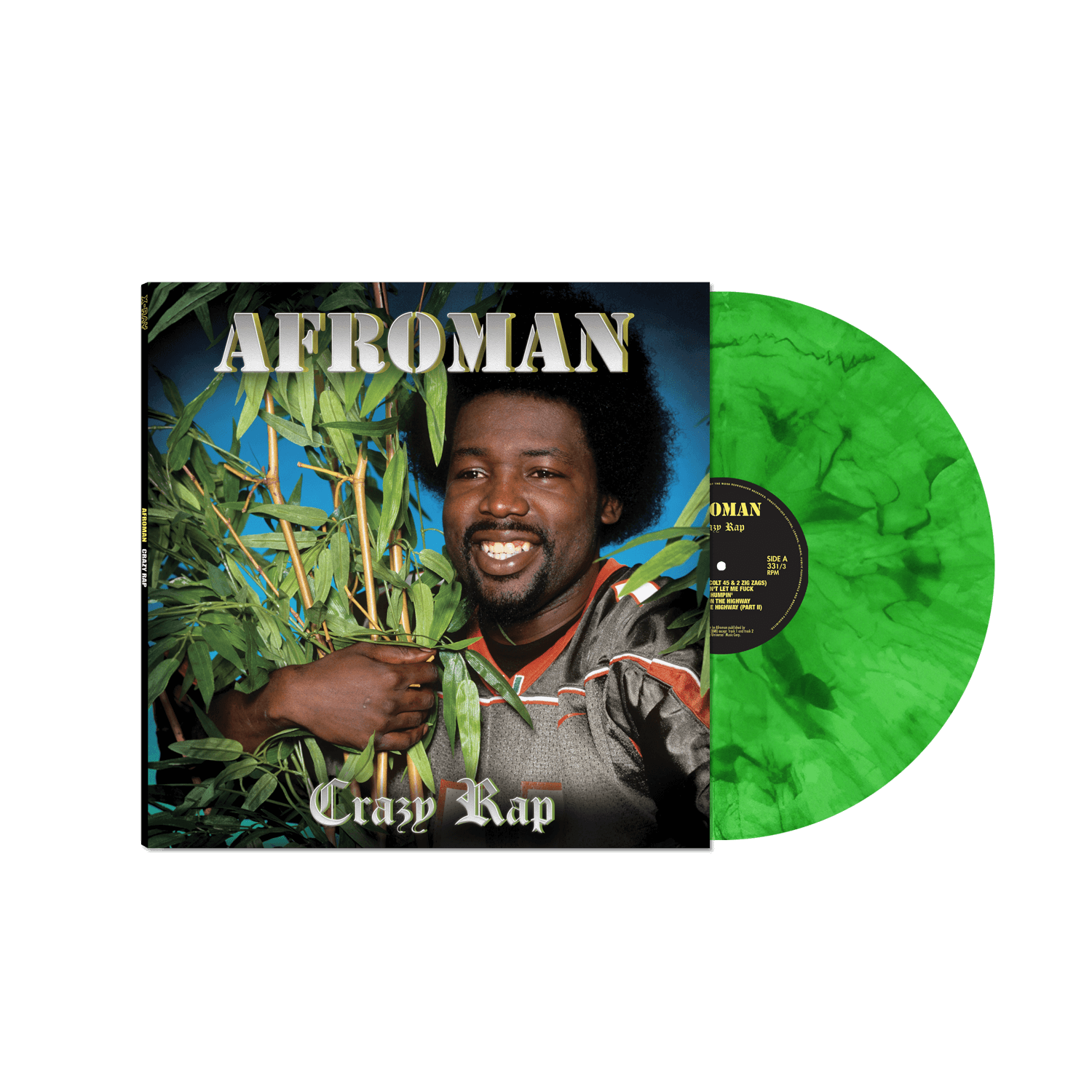Afroman - Crazy Rap (Green Marble Vinyl LP) - Cleopatra Records Afroman - Crazy Rap (Green Marble Vinyl LP) - Cleopatra Records