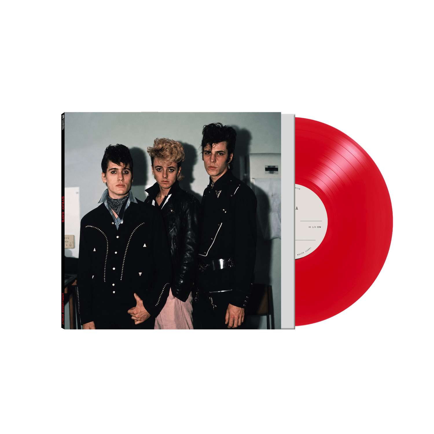 Stray Cats - Unplugged Strut (Red Vinyl - White Label) - Cleopatra