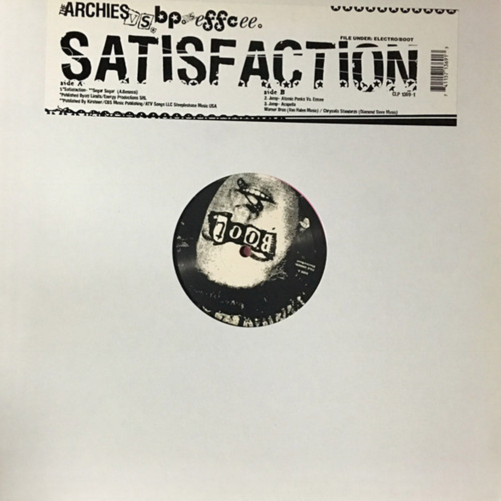 The Archies Vs. Bp Vs. Effcee - Satisfaction / Sugar, Sugar (Vinyl)