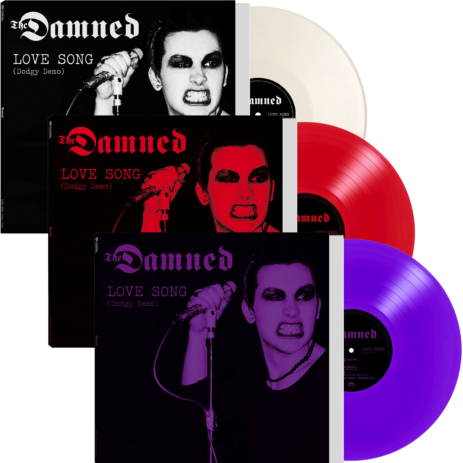 The Damned - Love Song (Colored Etched 12