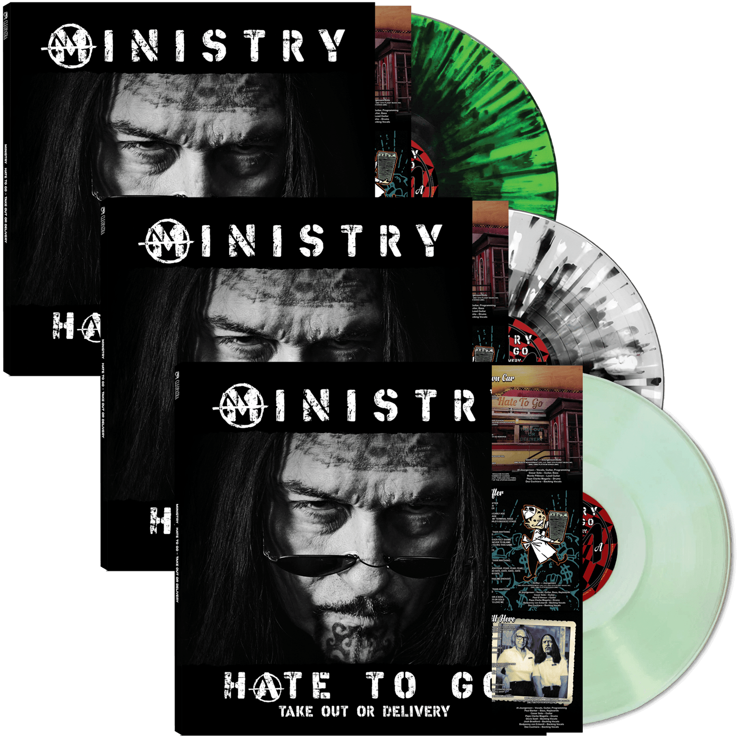 Ministry - Hate To Go - Take Out Or Delivery (Colored Vinyl LP or
