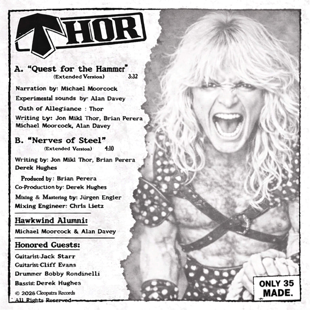 Strictly Limited!!! Thor And Michael Moorcock Team Up On The Quest For The Hammer