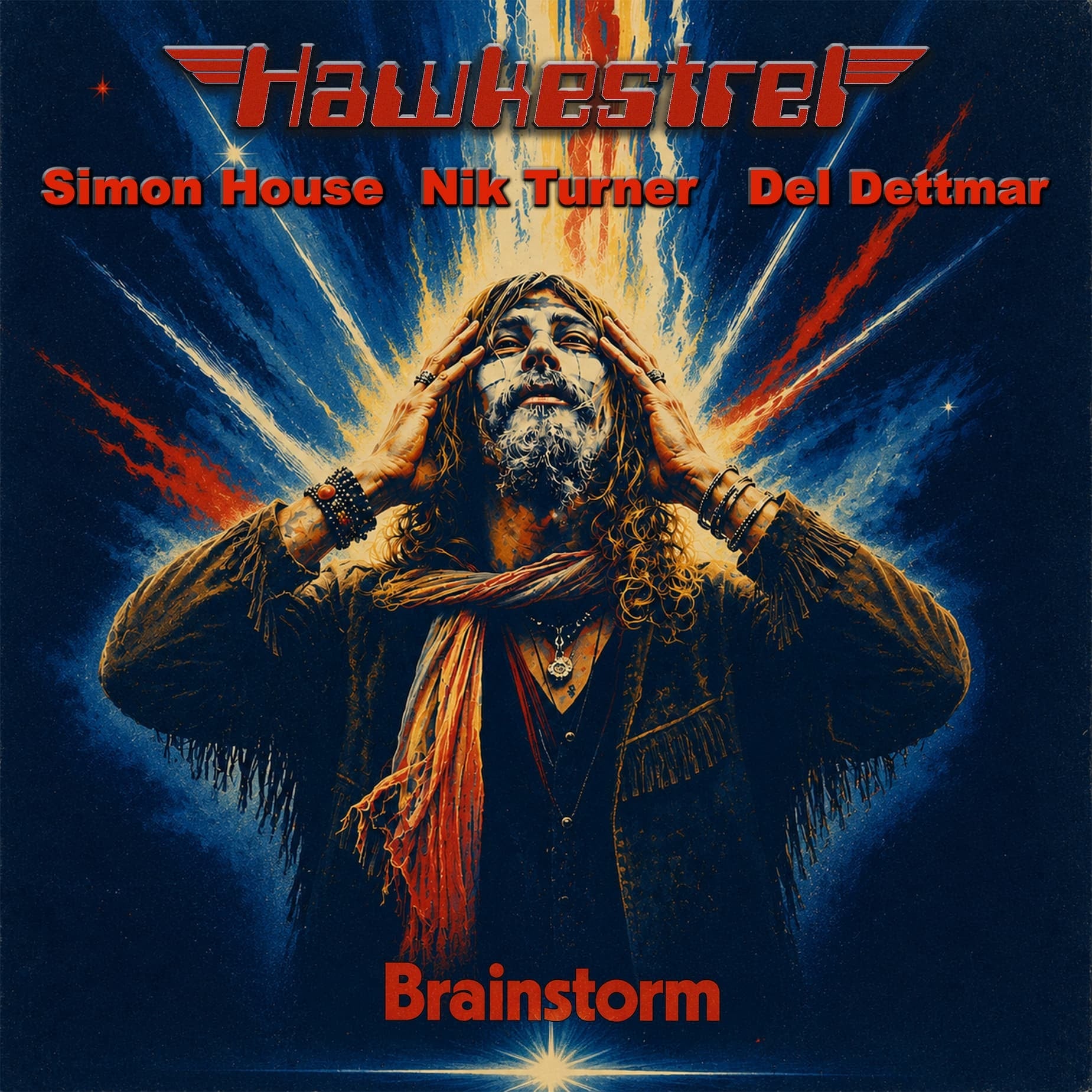 Hawkestrel’s Brainstorm Brings Back Countless Memories Of Hawkwind At Their Peak - But With Alan Davey, Nik Turner, Simon House and Del Dettmar On Board, What Would You Expect???