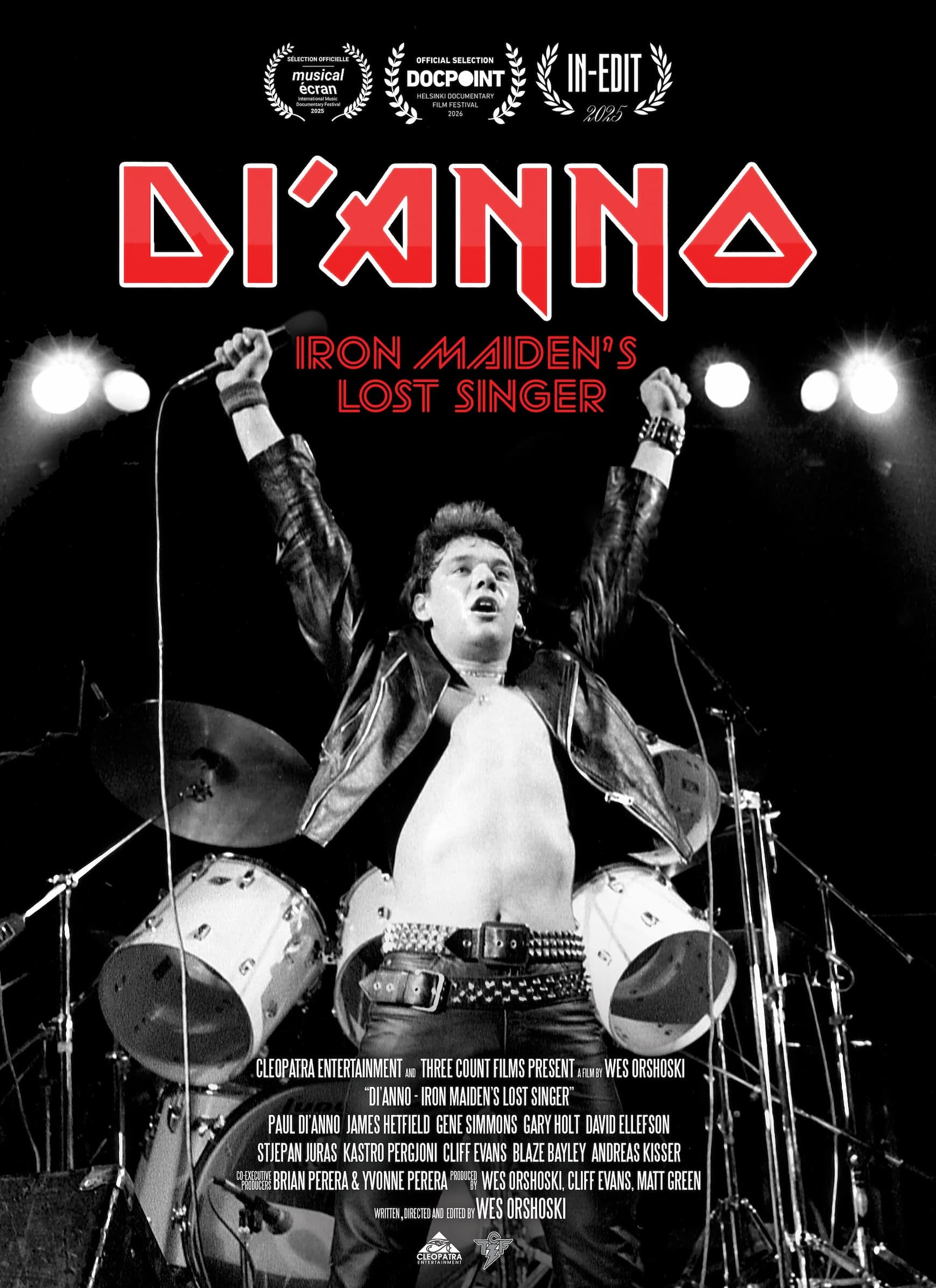 Cleopatra Entertainment To Release The Long-Awaited Documentary Film “Di’Anno: Iron Maiden’s Lost Singer”