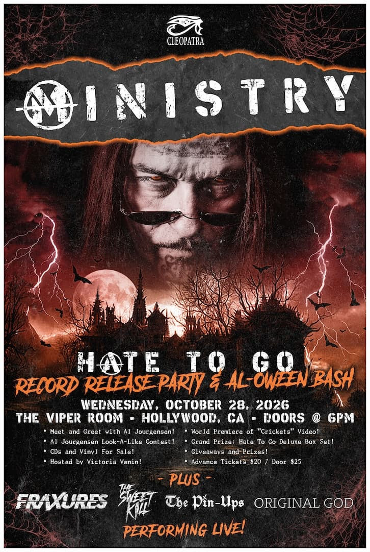 It's Al-Oween!  MInistry's Hate To Go Record Release At The Viper Room, October 28